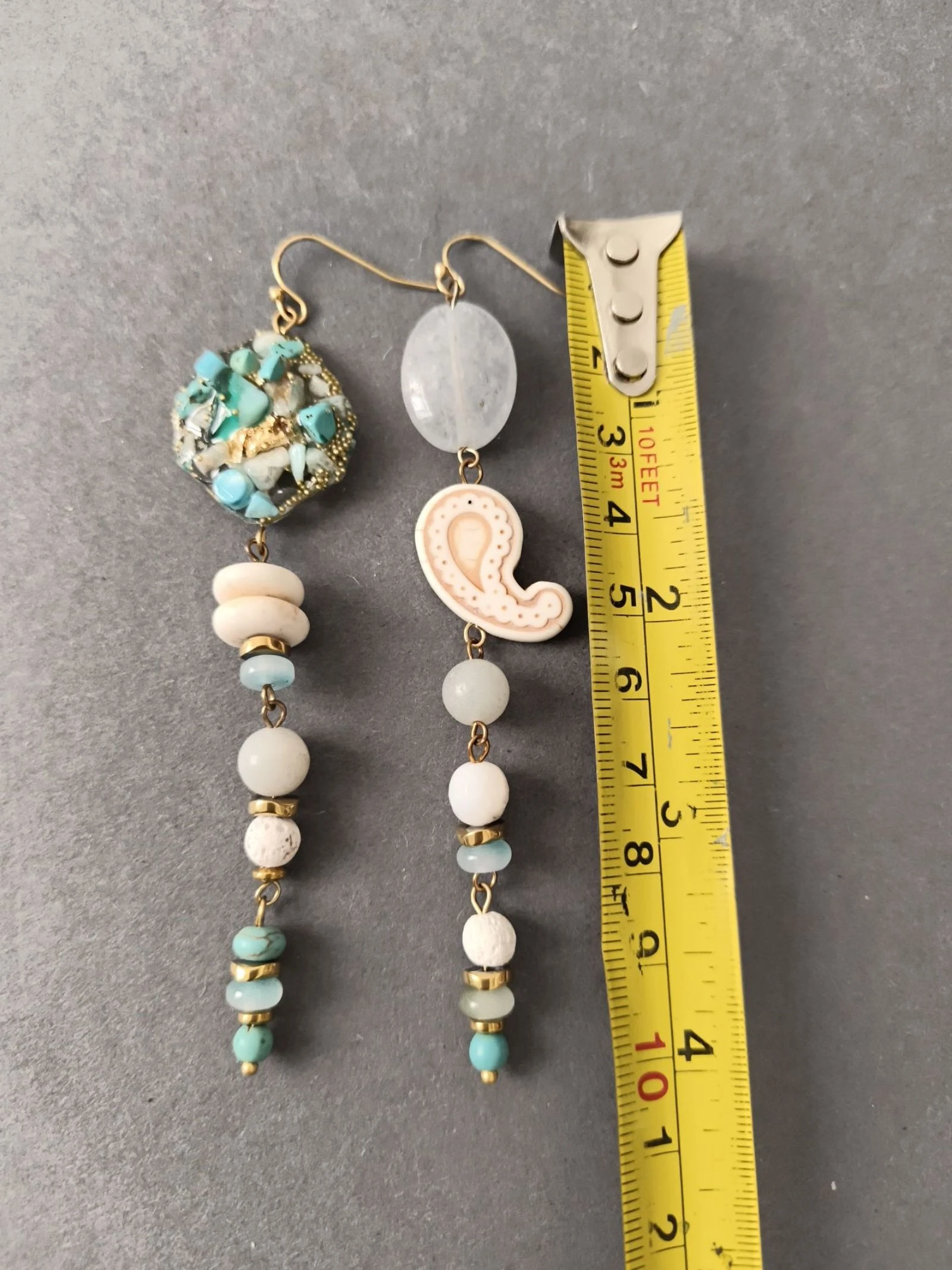 Pendientes de múltiples piedras – photo 4